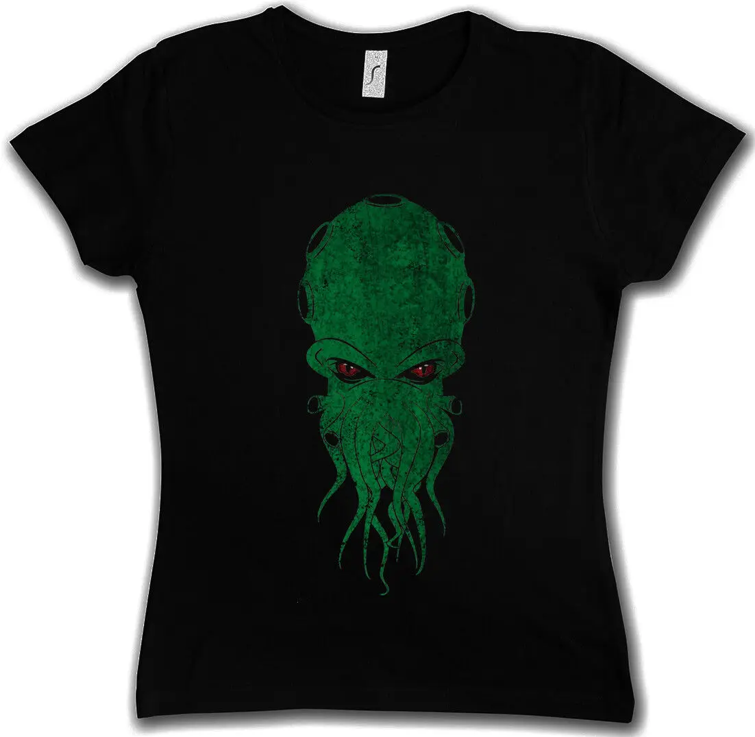 Cthulhu Vii T-Shirt Donna Wars Horror Arkham H. P. Miskatonic Lovecraft Dunwich