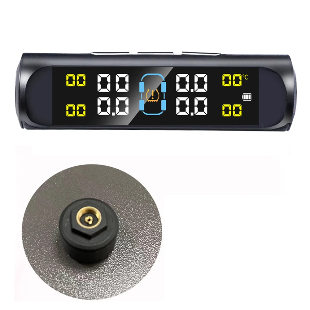 

Автомобильная система контроля давления в шинах TPMS, цифровой датчик R TMPS, ЖК-дисплей, Автомобильная сигнализация, датчик давления в шинах, новый бренд