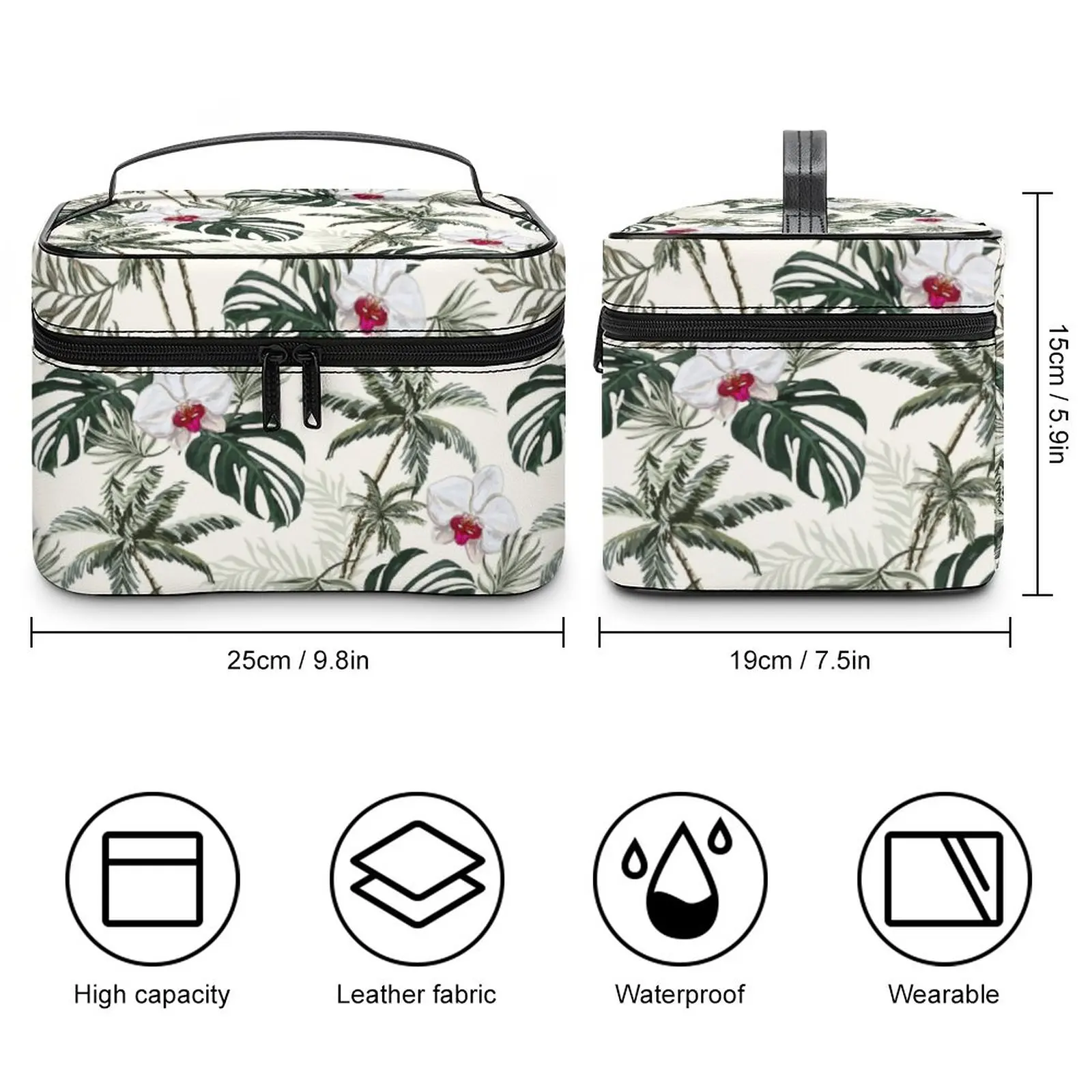 Customized Pattern Makeup Bag Travel Makeup Bag Multifunction Full Print Cosmetic Bag Toiletries Organizer Storage Wash Bag