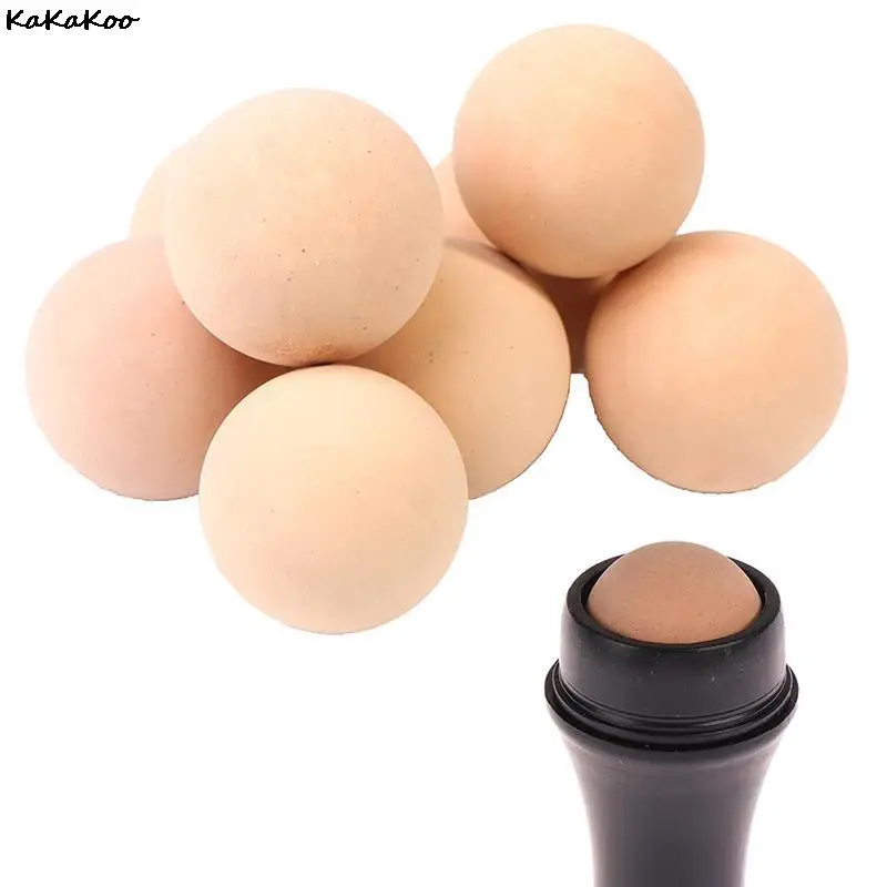 Facial Oil Absorbent Roller Natural Volcanic Stone Roller T Zone Oil
