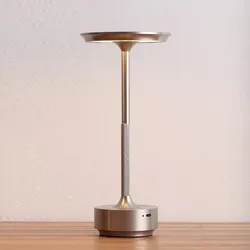 Sleek Rechargeable LED Touch Sensor Night Light (SilverA)