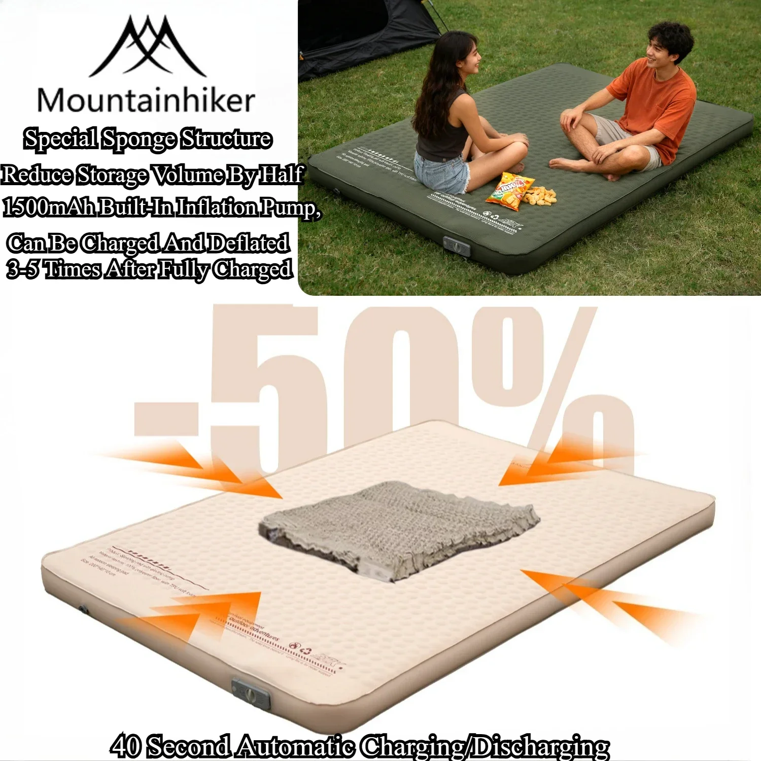 10cm Self Inflating Sleeping Pad 3