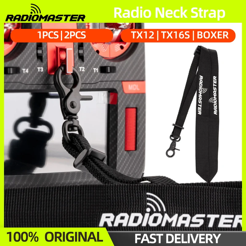 Lanière de cou Radiomaster pour émetteur RC FPV ELRS 1 ou 2 pièces
