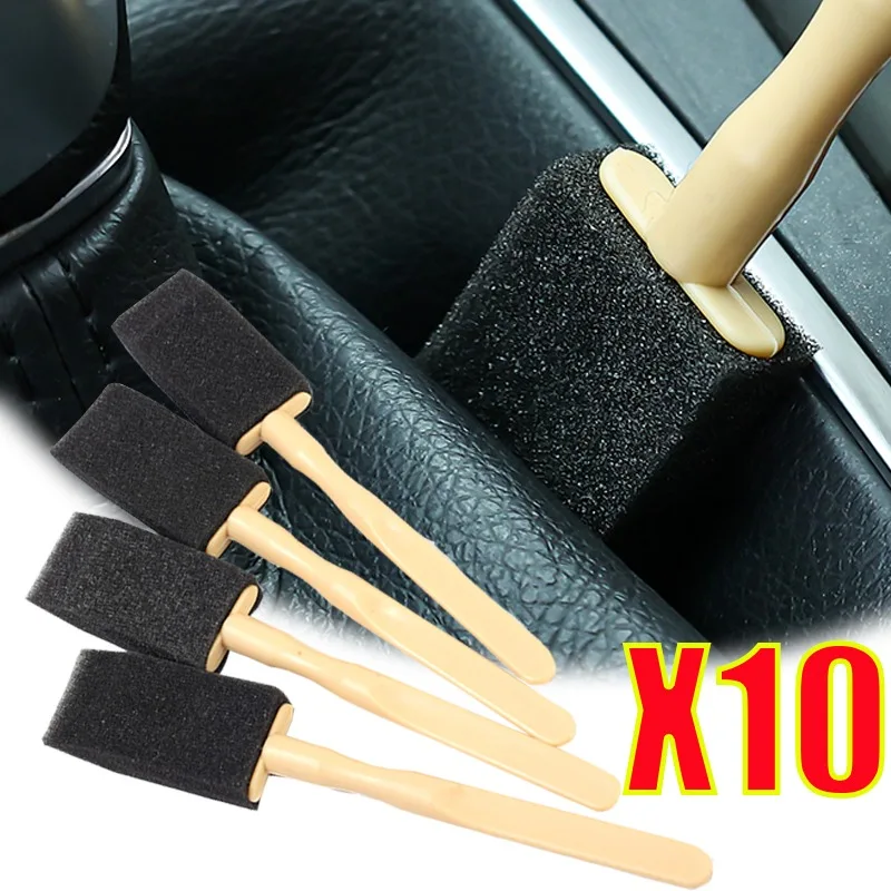 

Car Sponge Cleaning Brushes Car Air Conditioner Vent Brush Auto Grille Cleaner Auto Detailing Blinds Duster Brush Car Cleaning