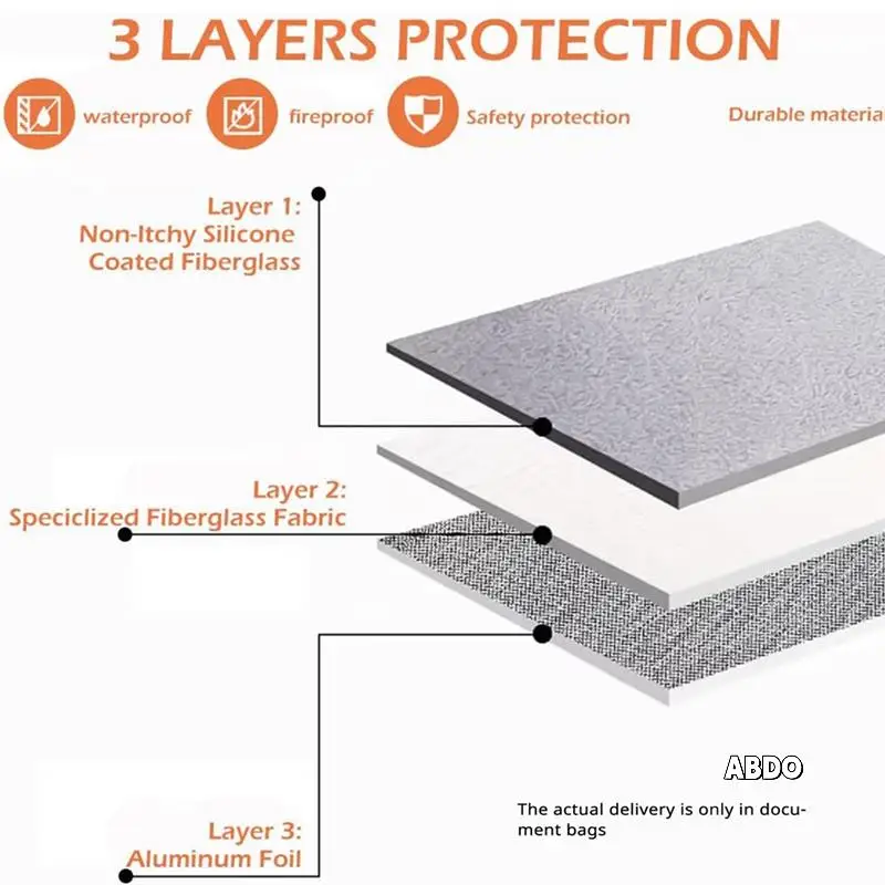 방수 내화 문서 가방, 문서용 2팩 15X11인치 및 8X5인치 내화 가방, 내화 돈 가방