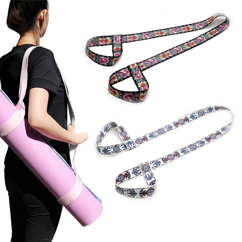 Yoga Adjustable Shoulder Strap Yoga Mat Band Carrier Shoulder Carry Belt Exercise Stretch Carry Sling Mat Strap yoga mat