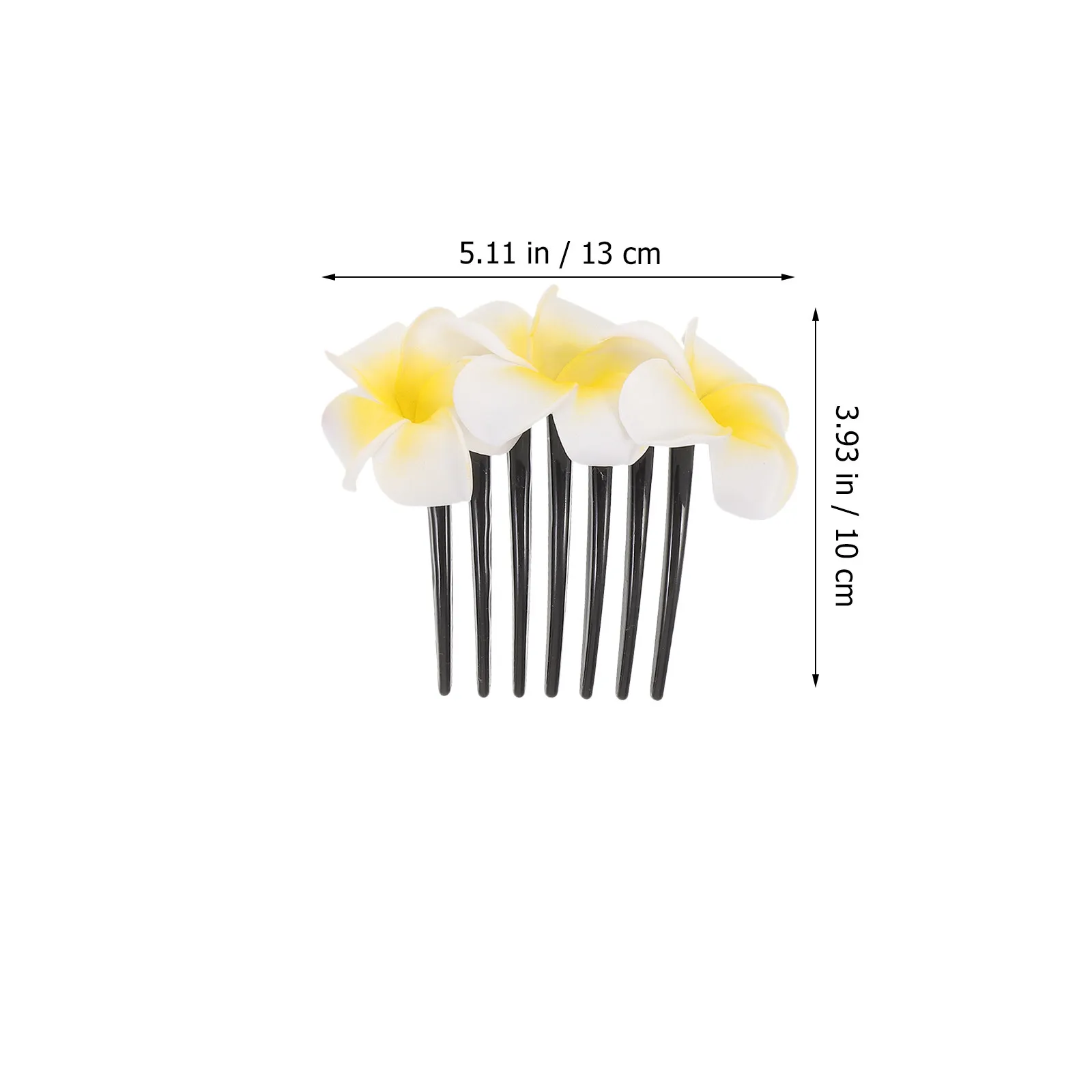 4Pcs 다채로운 꽃 머리 빗 클립 여성을위한 경량 장식 사이드 빗 신부 웨딩 댄스 파티 공식 헤어 액세서리
