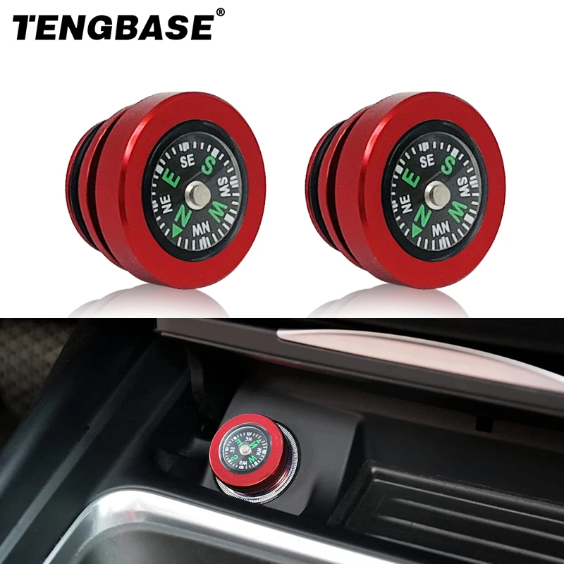 

Compass Cigarette Button Car Dustproof Plugs Cigarette Lighter Universal Dust ​Cover Cap ​Socket Compass Mount