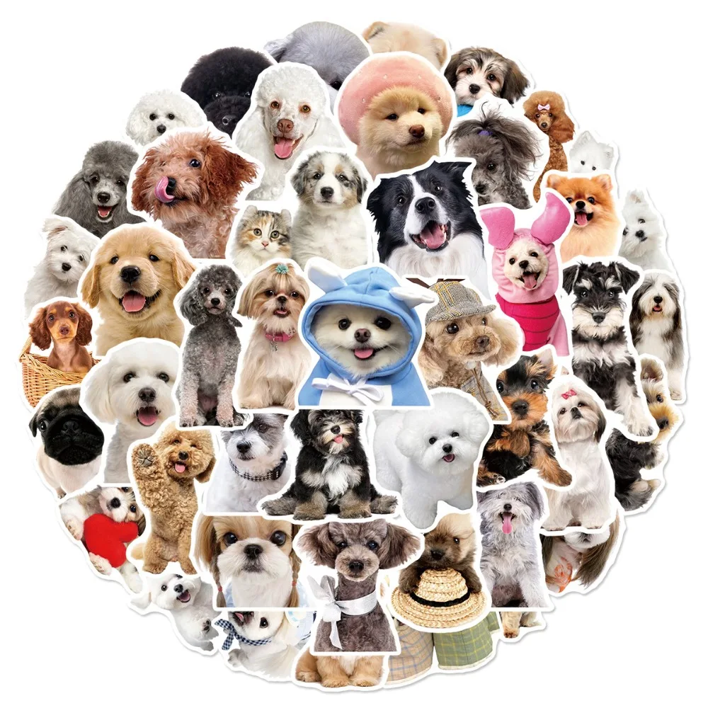 10/25/50pcs Graffiti Cute Dog Meme Stickers 1