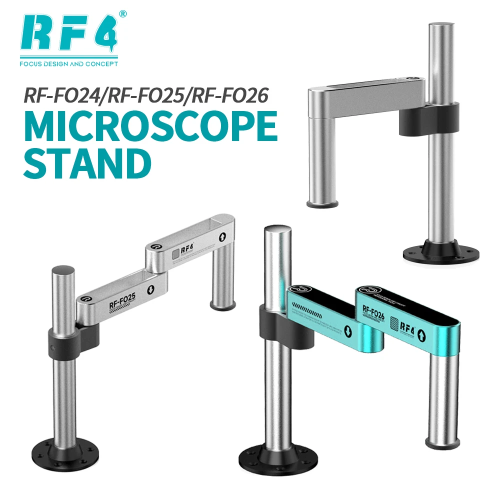 RF4 RF-FO24/FO25/FO26 Microscope Swing Arm Stand Single/articulated Swing Arm for Microscope Repair and Inspection Support Tool