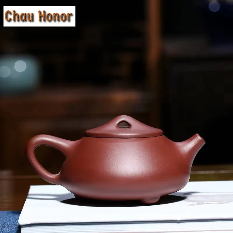 260ml Yixing Raw Ore Purple Clay Teapot Handmade Household Puer Kung Fu Teaset Tea Ceremony Accessories Drinkware Gift Packaging