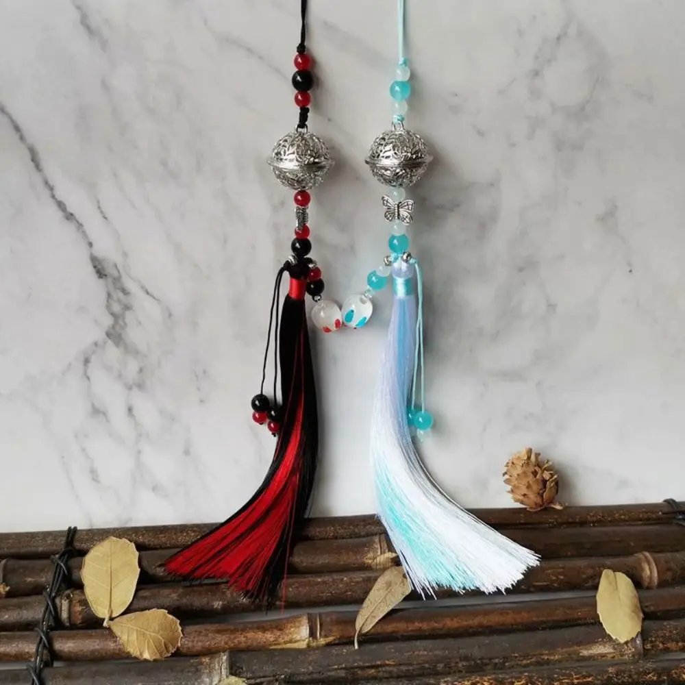 Mo Dao Zu Shi Anime Keychain Cosplay Prop Wei Wuxian Bag Pendant Waist Tassel Bells Chen Qing Ling Gift Tassel Pendant Ornament