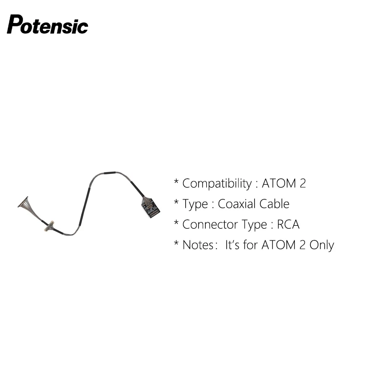 สายโคแอกเชียลคุณภาพสูง สำหรับโดรน Potensic Atom 2 และโดรน ATOM