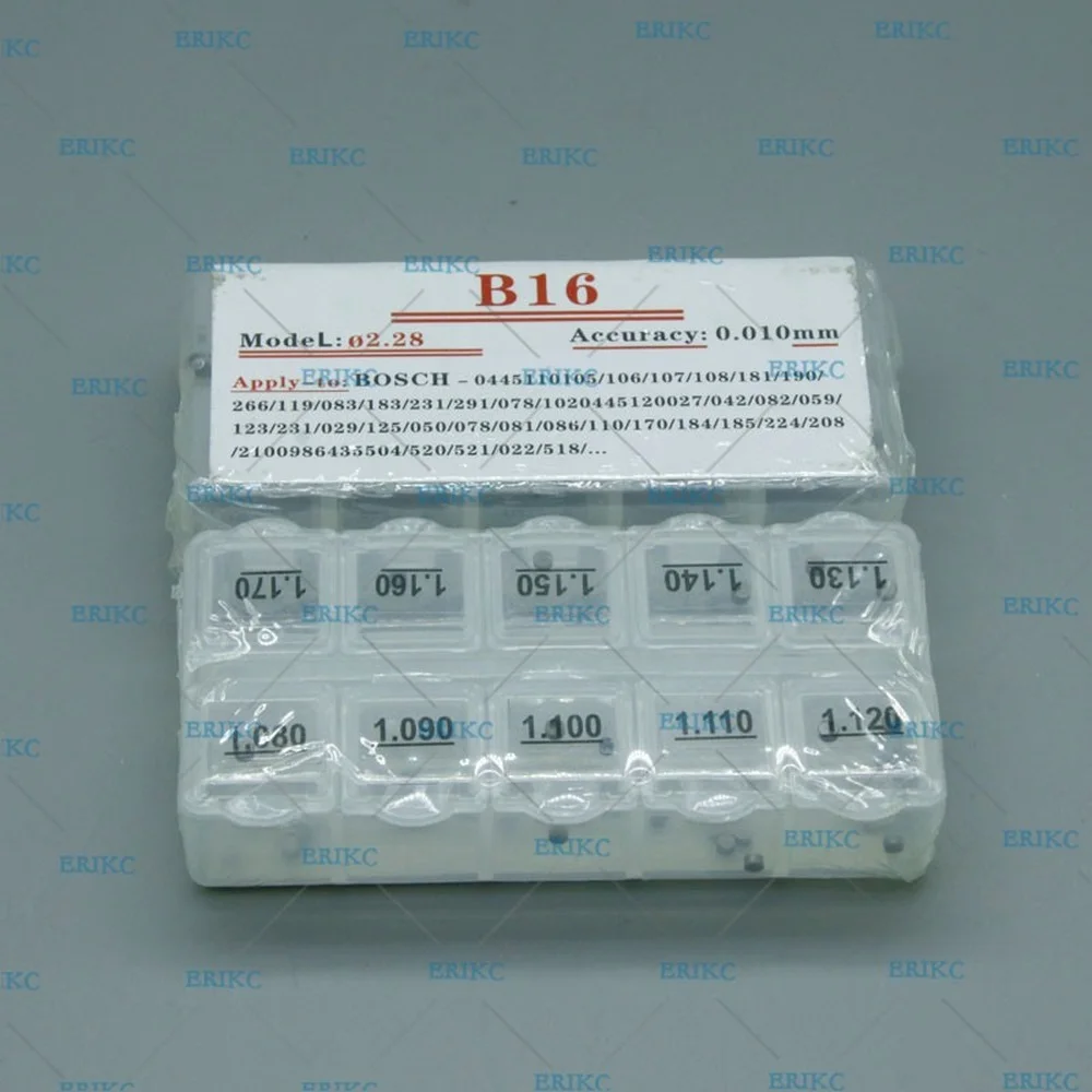 

Регулируемые шайбы B16 для инжектора, размер прокладки 1,08 мм-1,17 мм, регулирующая шайба B16 для BOSCH