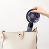 Portable Fan, 6 Speeds Personal Fan with Base, Digital Display, Lash Fan Makeup Fan Handheld/Neck/Desk Fan for Outdoor Indoor 2