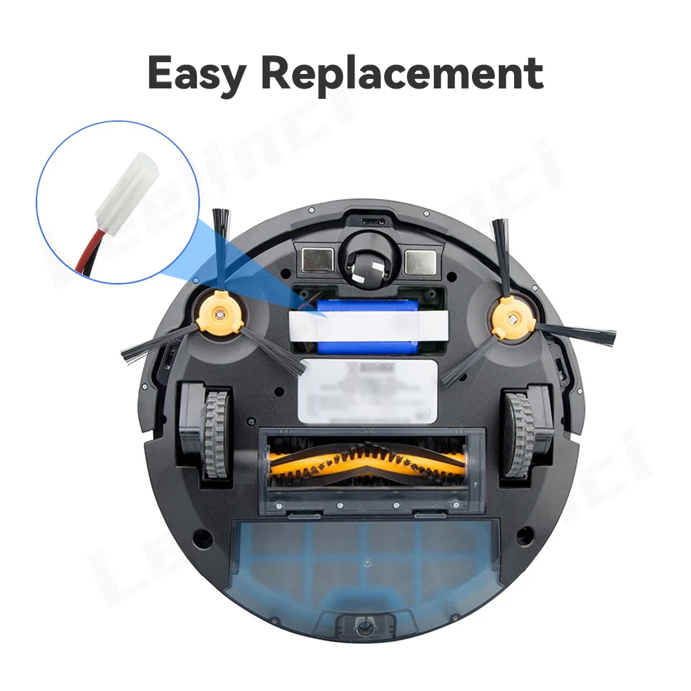 Leelinci 14.8V 3200mAh Battery For Xiaomi G1 MI Robot Vacuum-Mop Essential MJSTG1 Robot Vacuum Cleaner 18650 Lithium Batteries