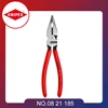 Genuine Parts KNIPEX Needle-Nose Combination Pliers 7.2 Inch High Leverage Joint Stable Tips Hand Tools Multitool 08 21 185 1