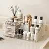 Makeup Organizer [Large Capacity] Cosmetic Organizer with Transparent Drawer - Multi-functional Lipstick & Cosmetic Organizer 2