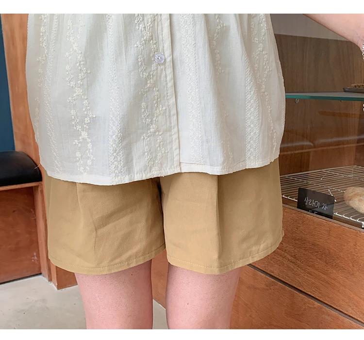 Maternity Tops+Pants Two-piece Maternity Clothes Lantern Sleeve Korean Clothes Loose Belly Support Pants