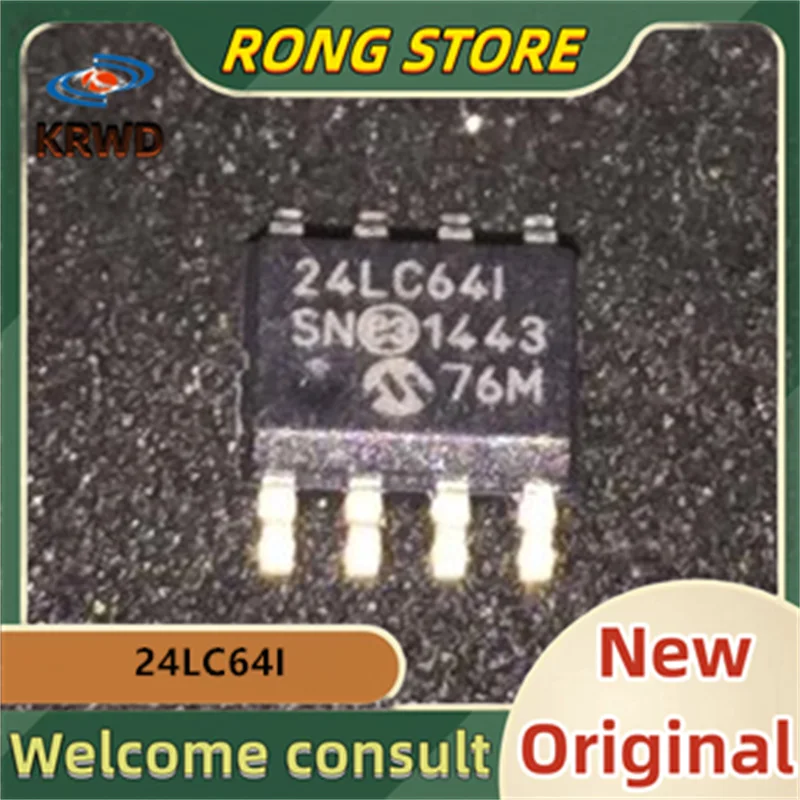 

Новый и оригинальный чип IC SOP8 24LC64-I/SN 24LC64-I 24LC64, 10 шт.