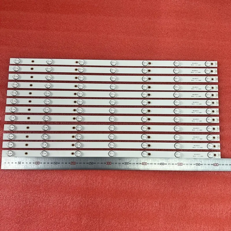 Strisce Di Retroilluminazione A Led 7Led Per Skymaster 65 Sua2505 65 Sua2525 Sansui 65Smx6566Usm Ms-L2819 V1