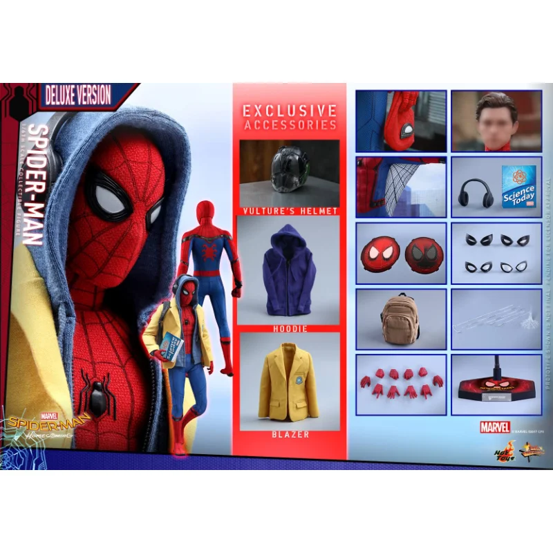 

HOTTOYS HT 1/6 MMS426 Spider-Man 2.0 Back To School Season Hero Returns Deluxe Edition Action Figure Model Hobbies Collection