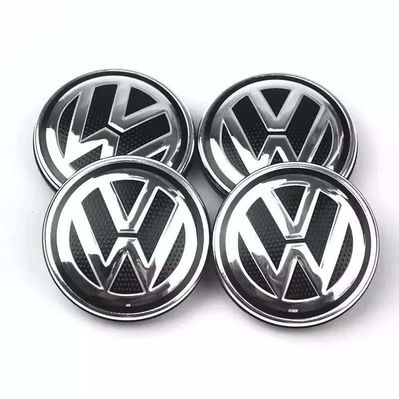 56/65MM Car Wheel Center Hub Caps Cover Accessories For VW GTI Polo Golf Passat Tiguan Arteon Touareg Taigo Caddy Jetta Bee