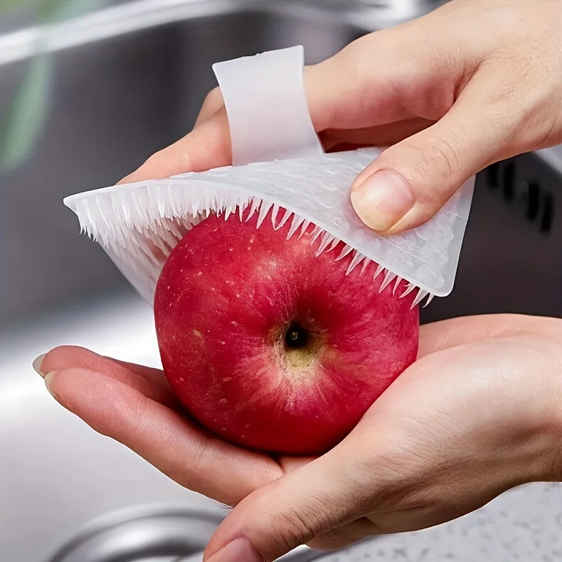 1/3pcs Multi-purpose Vegetable And Fruit Cleaning Brush For Potatoes, Carrots, Apples - Soft-bristled Reusable Kitchen Brush 2
