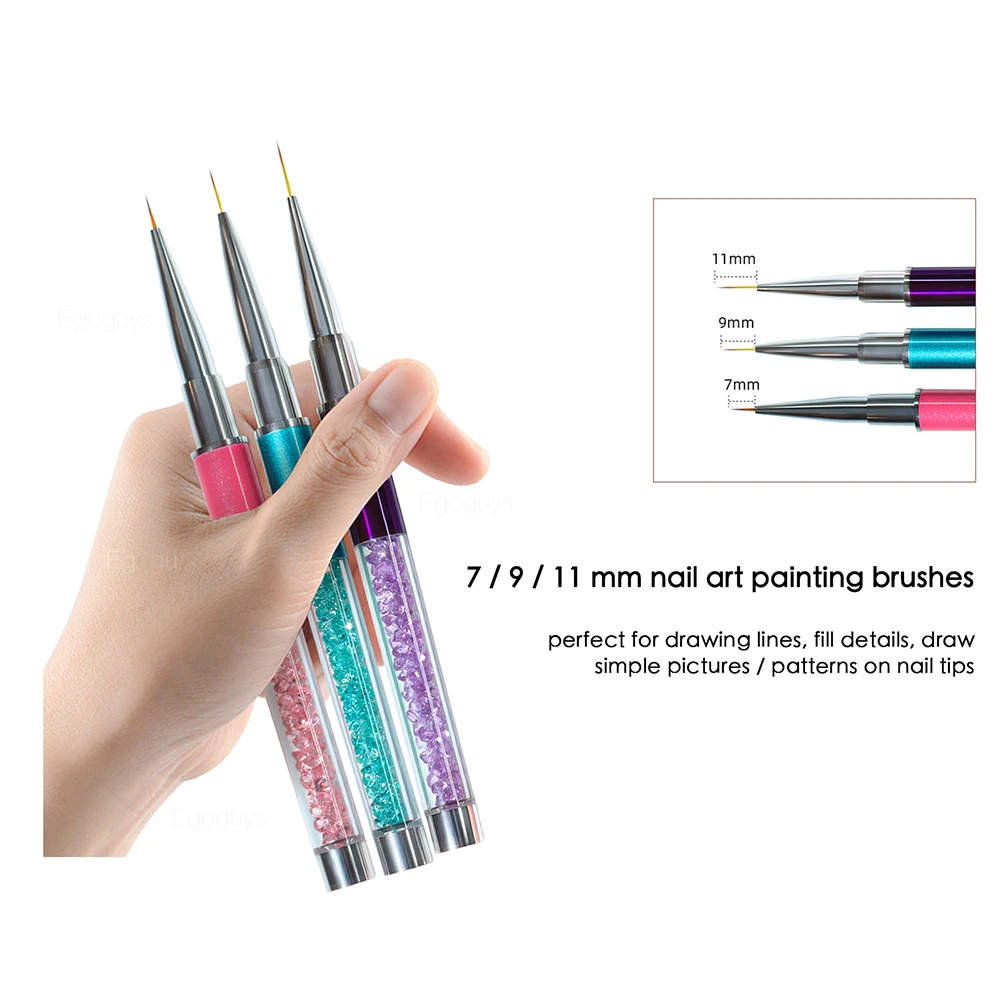 6 Pcs in 1 Set Resin Nail Art Palette with 5 Nail Brushes, Nail Tech  Supplies Tools Nail Polish Mixing Palette Double-Ended Dotting Pen for Nail  Art Round