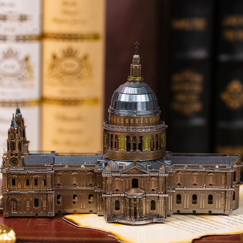 ★リリパットレーン401☆St Pauls Aathedral DIY 3D Metal Puzzle St Paul's Cathedral Architecture