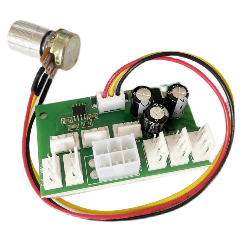Fan Speed Controller Computer Case Miner Fan Speed Controller 8-Channel Fan Hub PWM High-Power Violent Controller Speed Governor