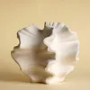 CAPIRON Ceramic Coral Vase Nordic Art Beige Matte Container for Flower Pampas Grass Living Room Tabletop Centerpieces Decoration 1