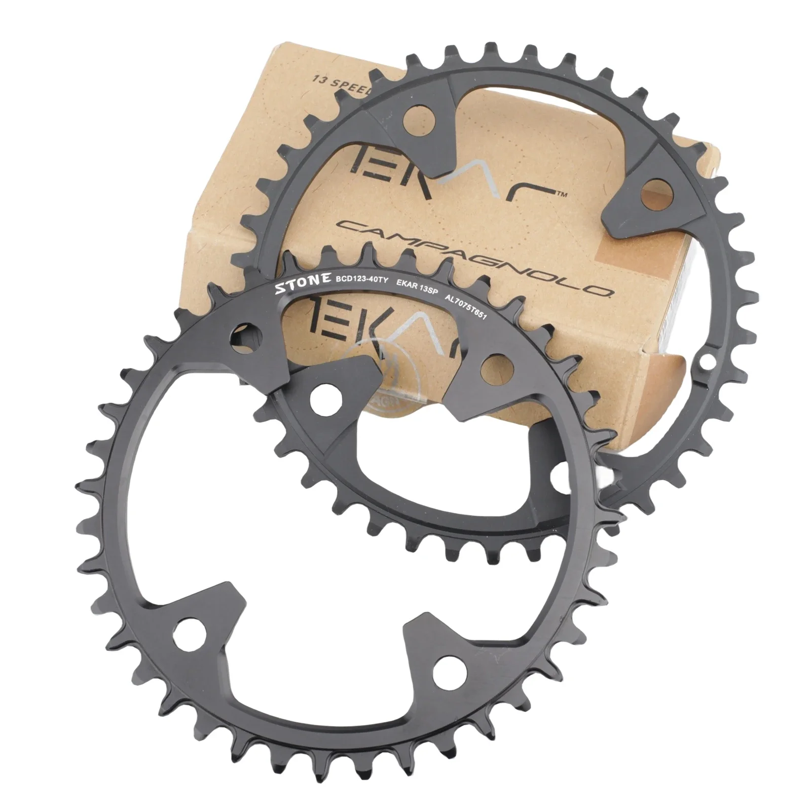 Stone 123BCD Bike Chainring Round for Campagnolo for Ekar Crank