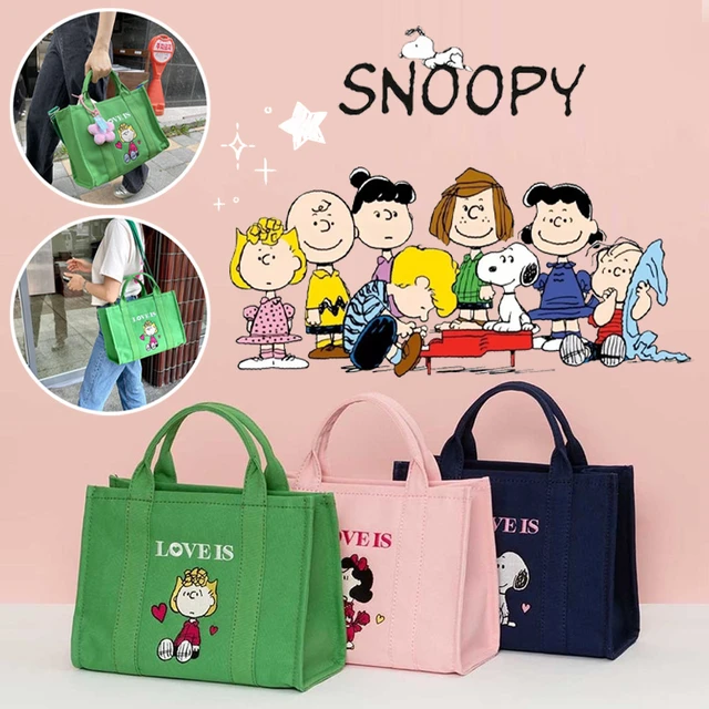 Canvas One Shoulder Bag Student Large Capacity Handbag Fashion Shopping Bag  Tote Women's Bag Make-up Bag Cartoon Print - AliExpress