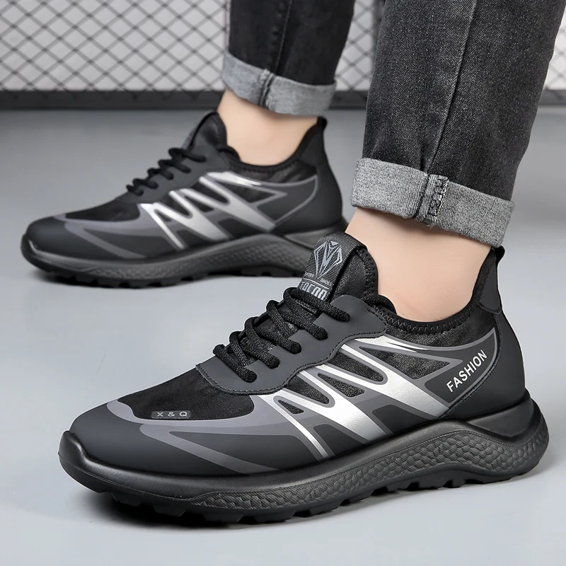 Men's Golf Shoes Outdoor Fitness Golf Shoes Men's Breathable Walking and Anti slip Running Sports Shoes