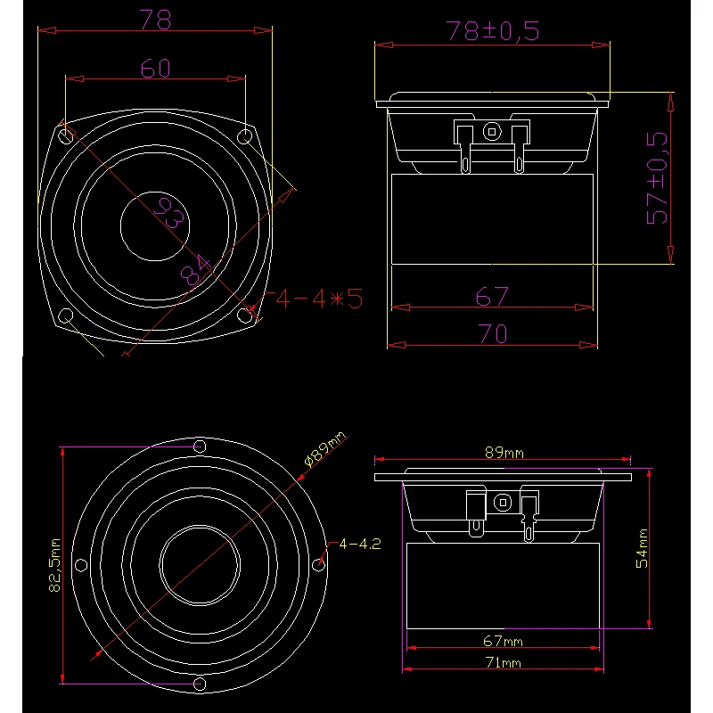 US $20.57 20W 3 Inch Speaker 4~8 Ohm Full Frequency Speaker 1 Pcs Fever HIFI Metal Ceramic Aluminum Basin Home Audio Amplifier Speaker