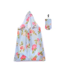 Foldable Eco-Friendly Oxford Cloth Shopping Bag - Large Portable Grocery Tote (Small  Style 24)