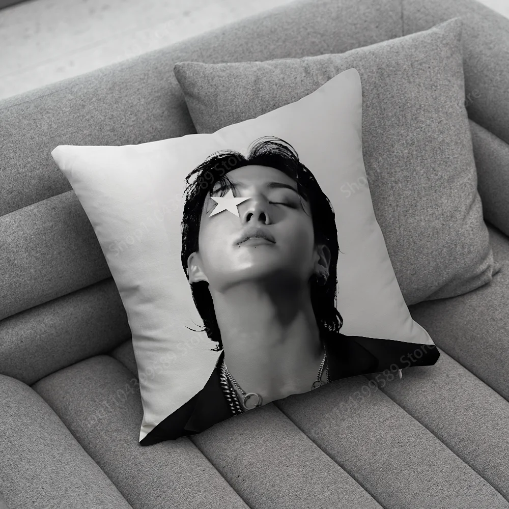 Singer J-JungKookS-S Pillow Case Soft Cushion Cases for Farmhouse Sofa Decor Home Decorations and Protector 4