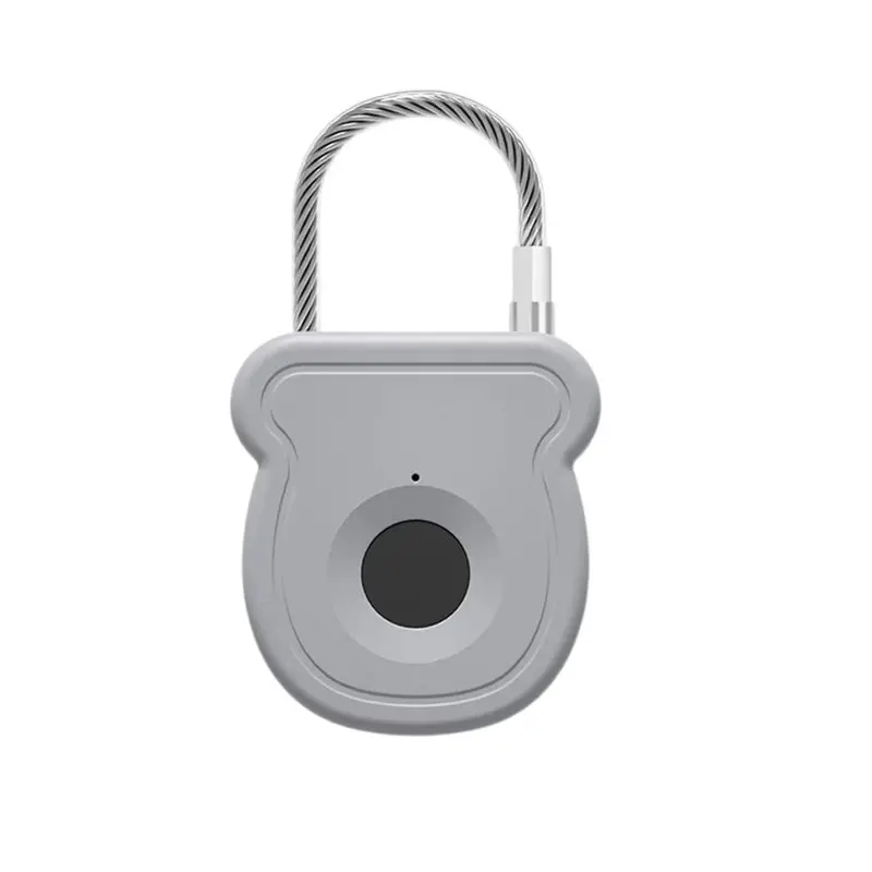 【기념일 세일】USB 충전 지문 생체 인식 자물쇠 전기 키리스 잠금장치 20명..