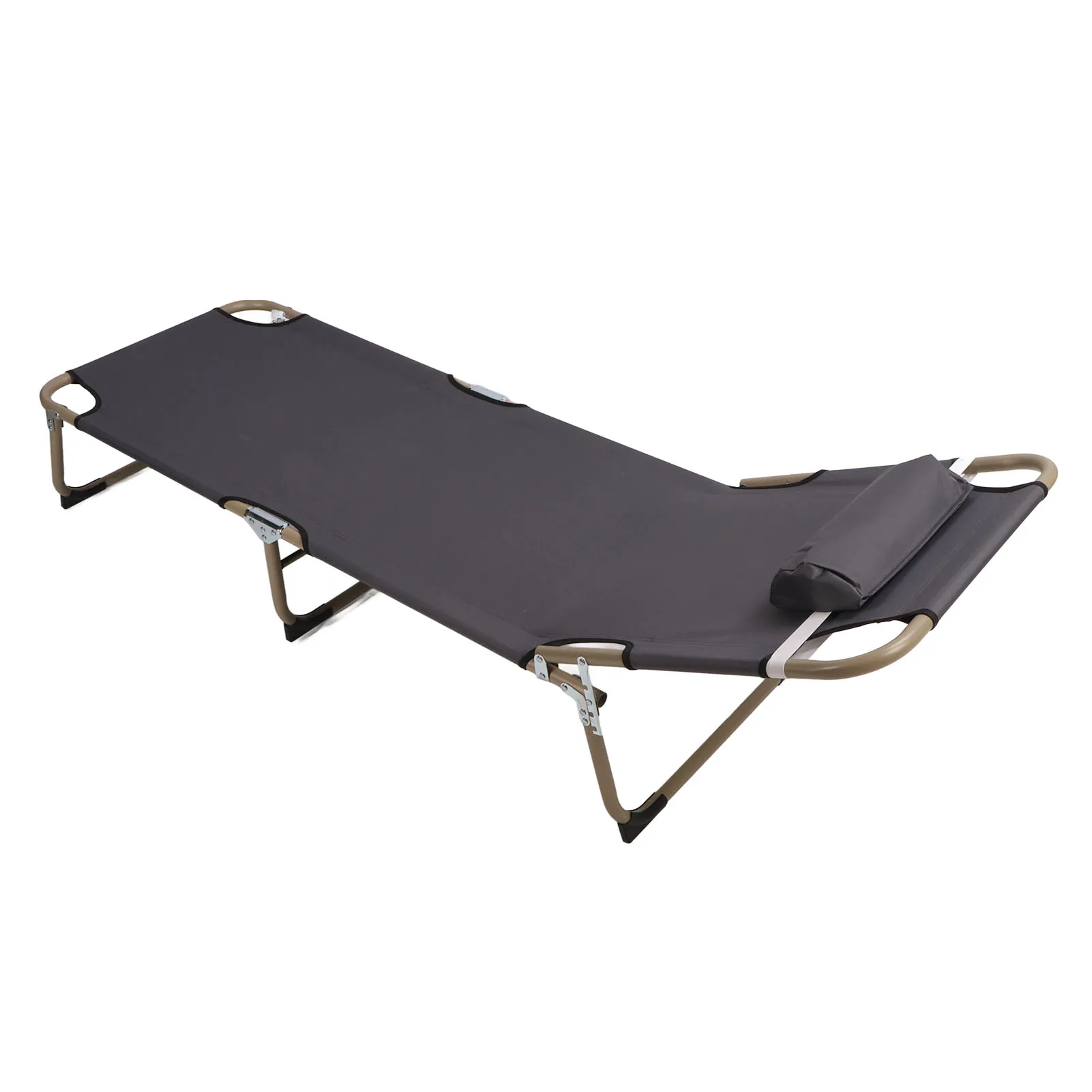 Campingbetten, tragbar, zusammenklappbar, Legierung, für Reisen, Campingbetten, wasserdicht, verstellbar, für Büro – Detail 5