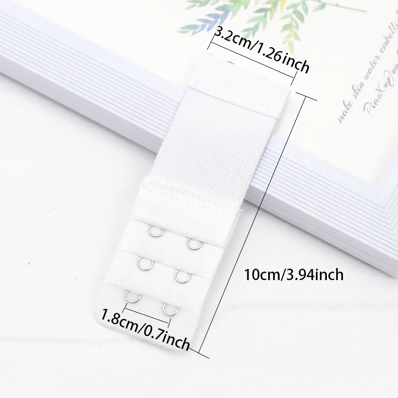 Bra Extender 3Pcs/set 2 Hook Women Elastic Extension Strap Clip Expander Adjustable Buckle Intimates Accessories
