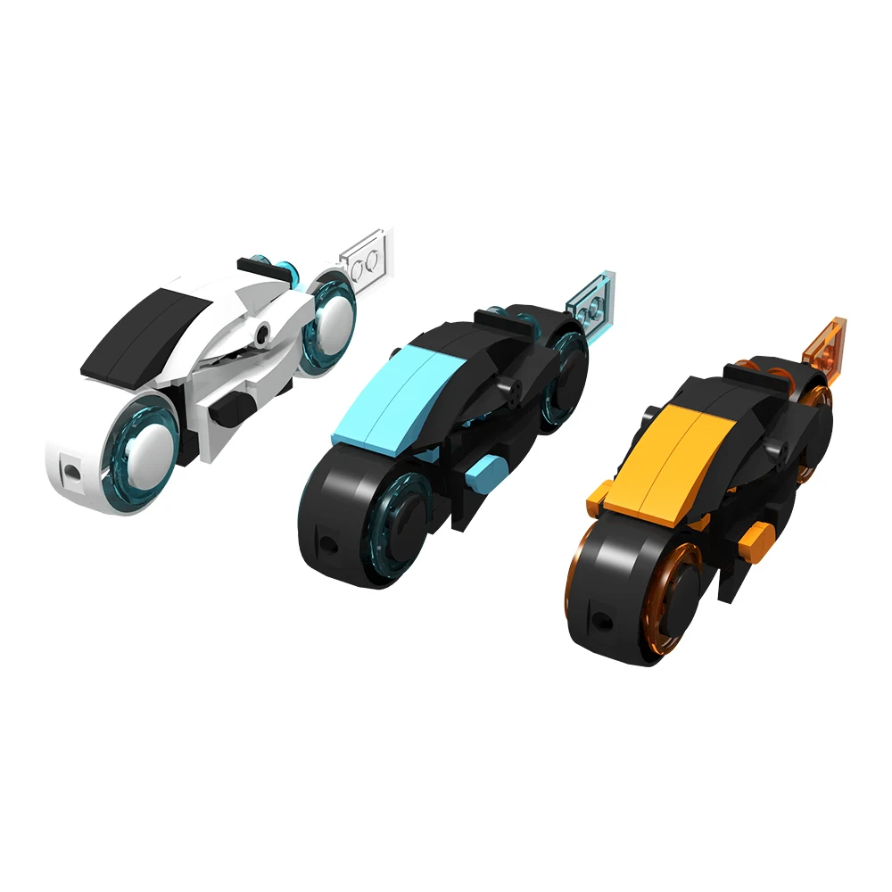 MOC TRON 레거시 세트 브릭, 트론 라이트 사이클, 수집용 오토바이 빌딩 블록, 어린이 장난감, 생일 선물, 201 개 -  AliExpress