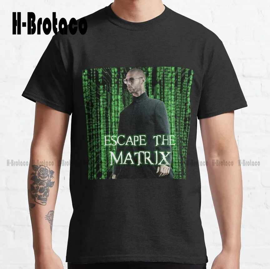 Andrew Tate - Escape The Matrix Classic T-Shirt Red Tshirts For Women  Xs-5Xl Custom Gift Make Your Design Streetwear Unisex - AliExpress