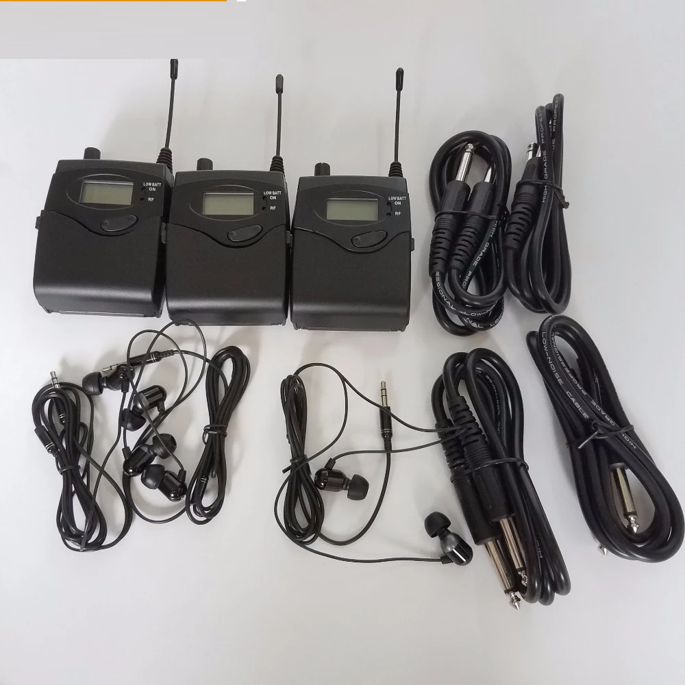 Betagear SR2050IEM 스테이지 Inear 모니터 시스템 3 수신기 1 송신기 무선 모니터 De 오디오 듀얼 채널 다중 주파수