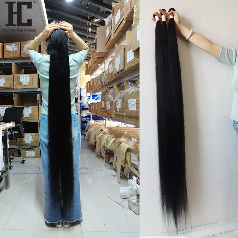 30 40 Inch Bone Straight Brazilian Human Hair Bundles Remy Hair 3/4 Bundles Extensions Unprocessed Virgin Human 10A