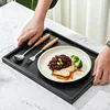 Japanese Kitchen Storage Tray Household Wooden Tea Tray Home Decoration Cosmetic Storage Tray Coffee Snack Tray Bread Round Tray 4