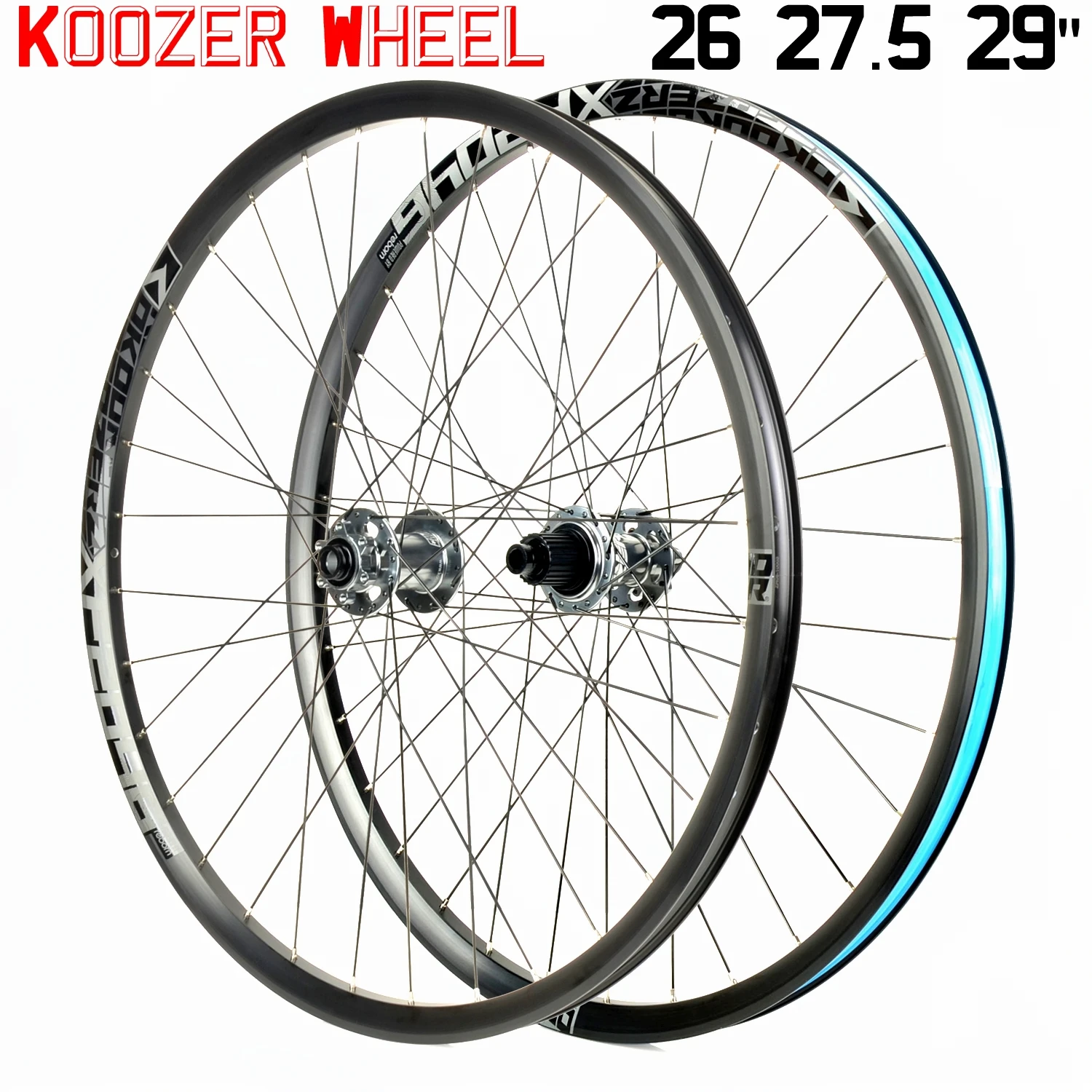 Bike Wheelset 26/27.5/29 Inch 6-Pawl 72 Click For Off-Road