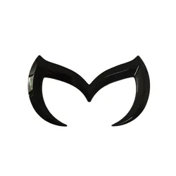 3D Metal Bat Emblem Badge Sticker Decal - Car Styling Accessory (Black)