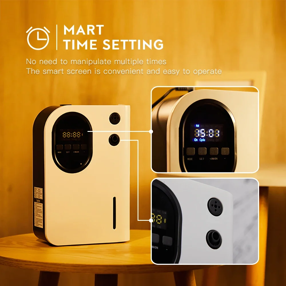 

Intelligent Timed Bluetooth Aroma Diffuser Automatic Fragrance Spray Machine Home Aromatherapy Aroma Machine Fragrance Diffuser