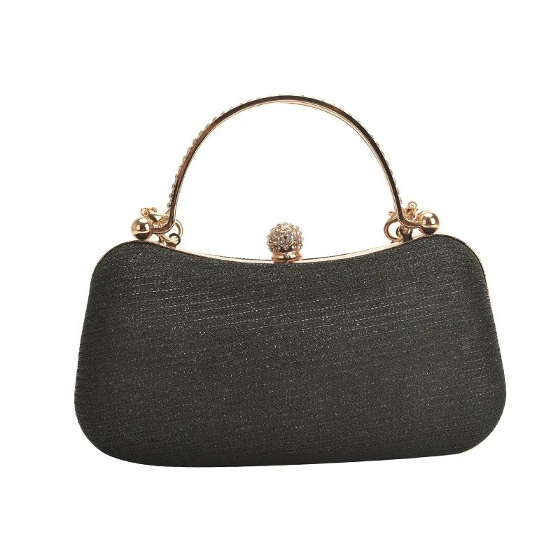 2023 Fashion Gold Diamond Evening Bags Luxury Handbag Elegent Chain Women Shoulder Crossbody Bag Wedding Party Clutch Bags Pouch